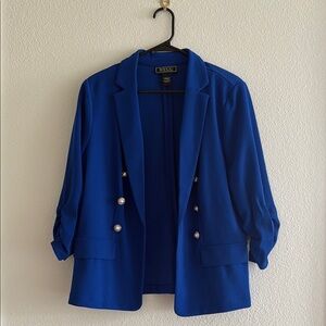 New York & Company Women's Blue Blazer